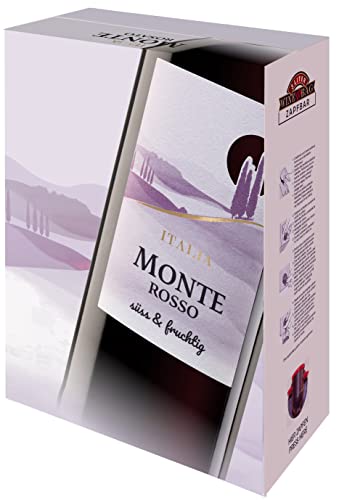 Monte Rosso IT Rotwein süss (1 x 3,0l) von Monte
