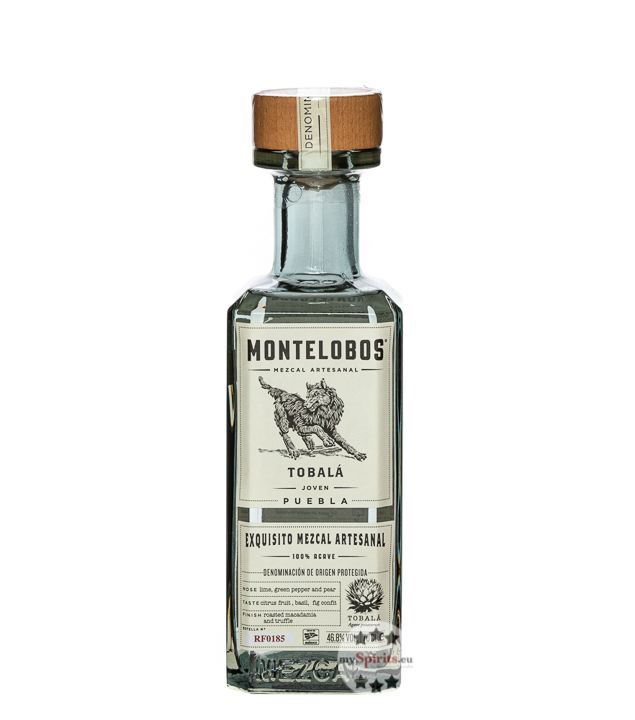 Montelobos Tobalá Mezcal (46,8 % Vol., 0,7 Liter) von Montelobos Mezcal Artesanal