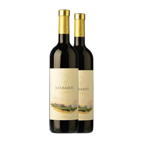 Montenegro Barbarot Rioja Alterung 75 cl Rotwein (Karton mit 2 Flaschen von 75 cl) von Montenegro - Bárbara Palacios López