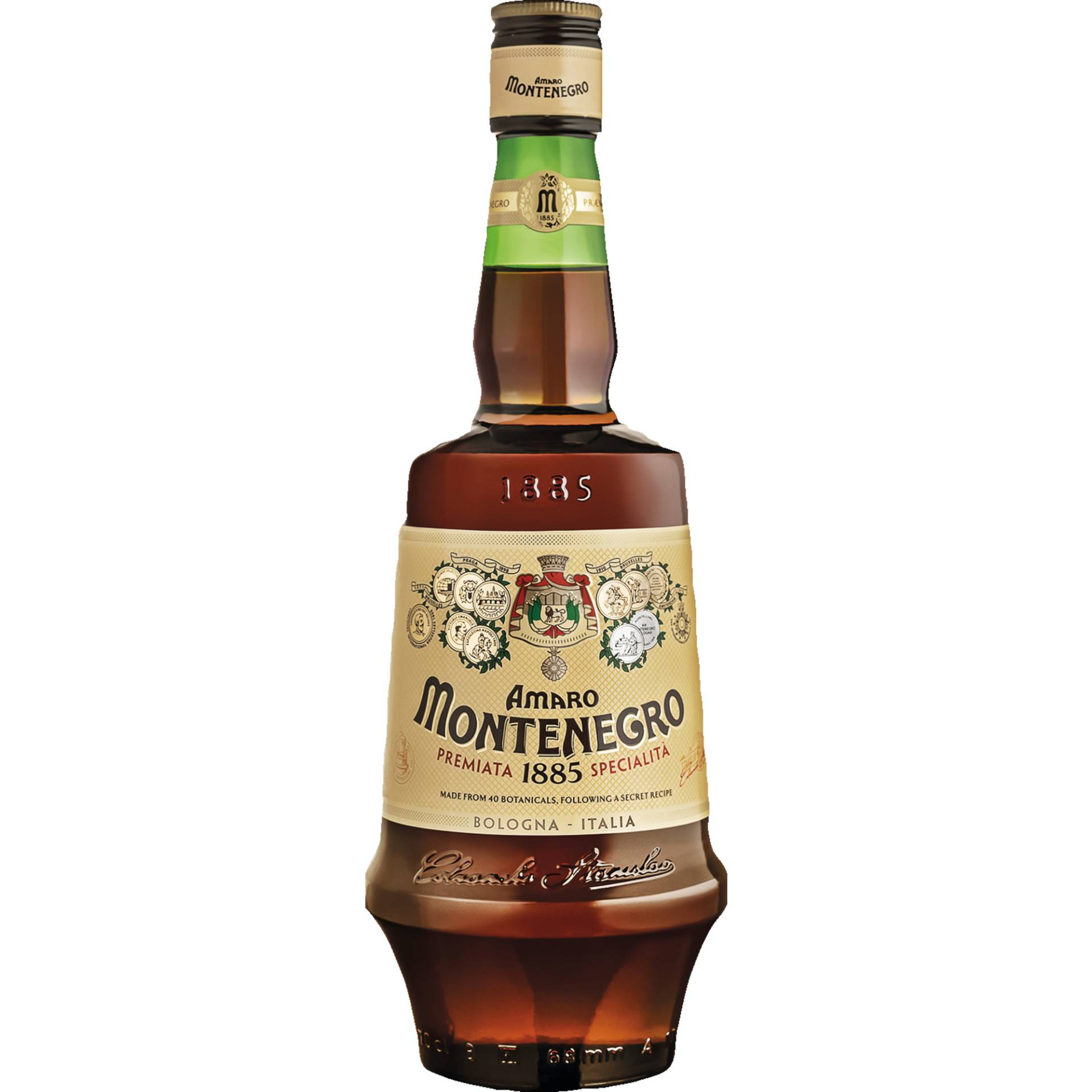 Amaro Montenegro, 0,70 L, 23 % Vol., Spirituosen von Montenegro SRL - Via Enrico Fermi, 4 - 40069 Zola Predosa (BO) - Italien