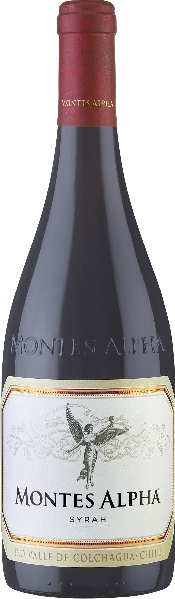 Montes Chile Montes Alpha Syrah Colchagua Valley Jg. 2021 Cuvee aus 90 Proz. Syrah, 7 Proz. Cabernet Sauvignon, 3 Proz. Viognier 12 Monate in französischen Barriques gereift