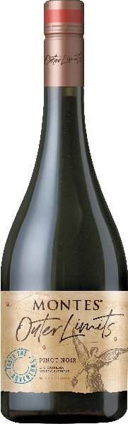 Montes Chile Outer Limits Pinot Noir Jg. 2020 40 Prozent werden 12 Monate in französischen Eichenfässern ausgebaut Montes Chile Outer Limits Pinot Noir Jg. 2020 40 Prozent werden 12 Monate in französischen Eichenfässern ausgebaut