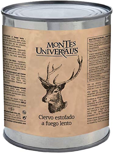 Hirschragout Gedünstetes auf kleiner Flamme Montes Universales (880g) von Montes Universales