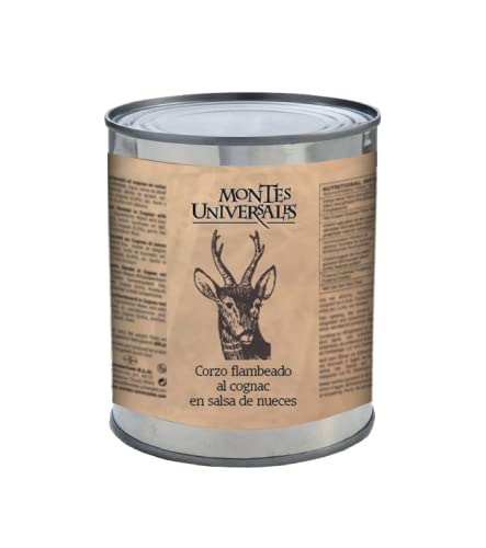 Rehbock flambé in Cognac mit Walnuss sauce Montes Universales 800g Rehbock flambé in Cognac mit Walnuss sauce Montes Universales 800g von Montes Universales