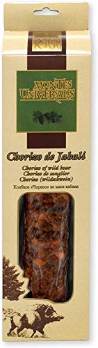 Wildschwein-Chorizo ​​mit schwarzem Trüffel Montes Universales im Karton (300g) von Montes Universales