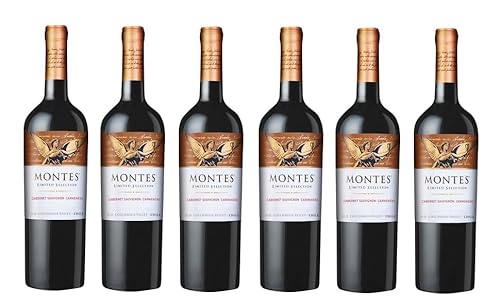 6x 0,75l - 2022er - Montes - Limited Selection - Cabernet Sauvignon & Carménère - Valle de Colchagua D.O. - Chile - Rotwein trocken 6x 0,75l - 2022er - Montes - Limited Selection - Cabernet Sauvignon & Carménère - Valle de Colchagua D.O. - Chile - Rotwein trocken von Montes Wines