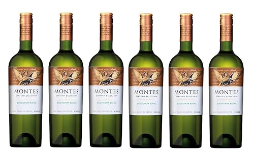 6x 0,75l - 2022er - Montes - Limited Selection - Sauvignon Blanc - Valle de Lleyda D.O. - Chile - Weißwein trocken 6x 0,75l - 2022er - Montes - Limited Selection - Sauvignon Blanc - Valle de Lleyda D.O. - Chile - Weißwein trocken von Montes Wines