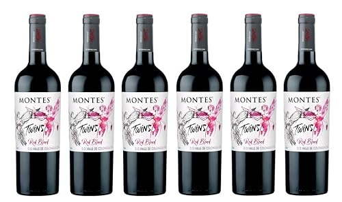 6x 0,75l - 2022er - Montes - Twins - Red Blend - Valle de Colchagua D.O. - Chile - Rotwein trocken 6x 0,75l - 2022er - Montes - Twins - Red Blend - Valle de Colchagua D.O. - Chile - Rotwein trocken von Montes Wines