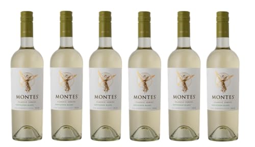 6x 0,75l - 2023er - Montes - Classic Series - Sauvignon Blanc - Aconcagua Costa D.O. - Chile - Weißwein trocken 6x 0,75l - 2023er - Montes - Classic Series - Sauvignon Blanc - Aconcagua Costa D.O. - Chile - Weißwein trocken von Montes Wines