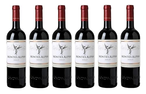 6x 0,75l - Montes - Alpha - Merlot - Valle de Colchagua D. O. - Chile - Rotwein trocken von Montes