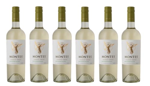 6x 0,75l - Montes - Classic Series - Sauvignon Blanc - Aconcagua Costa D.O. - Chile - Weißwein trocken von Montes