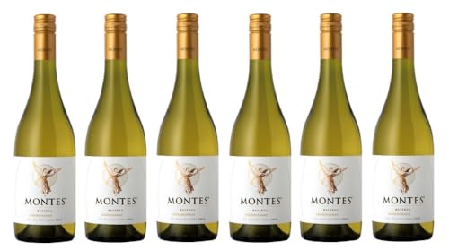 6x 0,75l - Montes - Reserva - Chardonnay - Valle del Curicó D.O. - Chile - Weißwein trocken von Montes