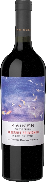 Kaiken Terroir Series Cabernet Sauvignon Mendoza Jg. 2021 Cuvee aus 80 Proz. Cabernet Sauvignon, 12 Proz. Malbec, 8 Proz. Petit Verdot 80 Proz. des Weines werden 9 Monate in französischen Eichenfässern ausgebaut