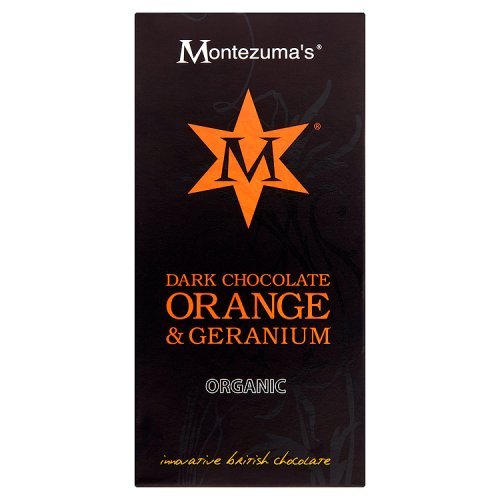 Montezuma Bio Dunkle Schokolade mit Orange und Geranie, 100 g Montezuma Bio Dunkle Schokolade mit Orange und Geranie, 100 g von Montezuma