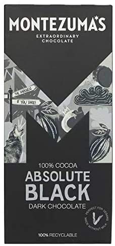 Montezuma's | Absolute Black 100% Cocoa Bar | 4 x 100g von Montezuma's