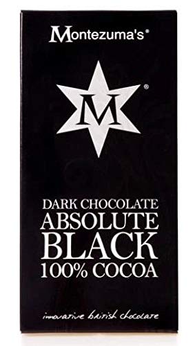 Montezuma's Absoluter Schwarzer 100% Kakao | Dunkle Schokoriegel, 5 x 100 g von Montezuma's