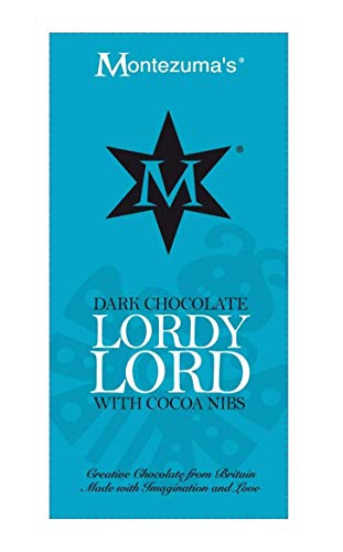 Montezuma's Dark Chocolate Lordy Lord Cocoa Nibs 100G von Montezuma's