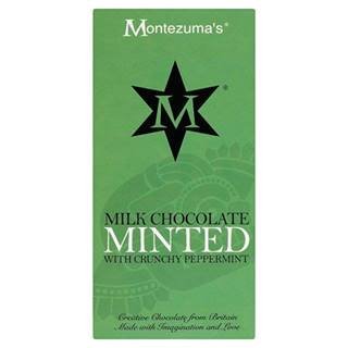 Montezuma's Milk Chocolate Minted With Crunchy Peppermint 100G von Montezuma's