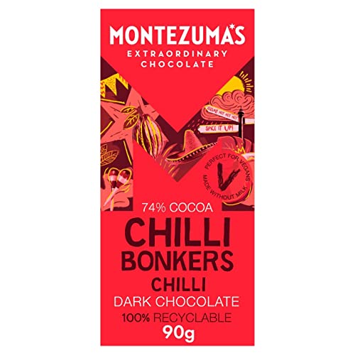 Montezuma's Organic Dark Chocolate Chilli 100G von Montezuma's