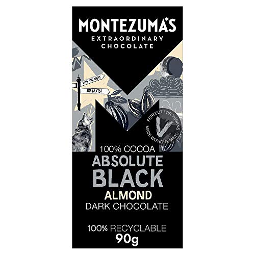 Montezuma 's Dark Chocolate Absolute Black mit Mandeln Montezuma 's Dark Chocolate Absolute Black mit Mandeln von Montezuma