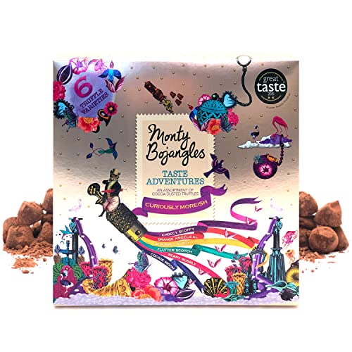 Monty Bojangles Taste Adventure Trüffelpralinen mit Kakao Geschenkpackung (315g) - 6 verschiedene Pralinen - ein luxuriöses Schokoladengeschenk für Geburtstag, Muttertag, Valentinstag, Weihnachten von Monty Bojangles