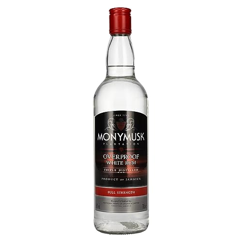 Monymusk Plantation OVERPROOF WHITE Rum 63% Vol. 0,7l von Monymusk