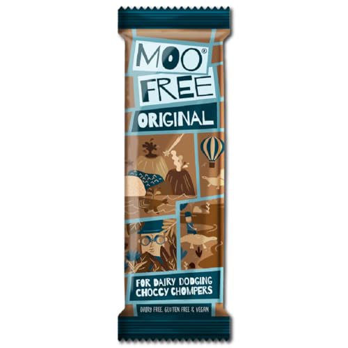 Moo Free Natural Original Milk Chocolate Dairy Free & Vegan Mini Bar 20g von Moo Free