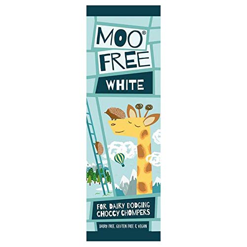 Moo Free Natural White Chocolate Dairy Free & Vegan Mini Bar 20g von Moo Free