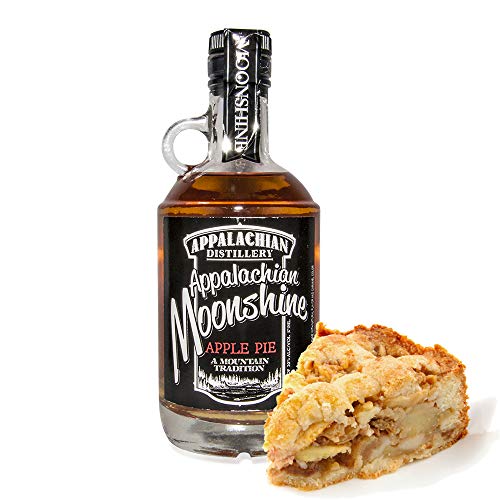 Appalachian Moonshine - Apple Pie. 20% Vol. - Echter handgefertigter Moonshine Whiskey aus West Virginia, USA. von Moonshine & More