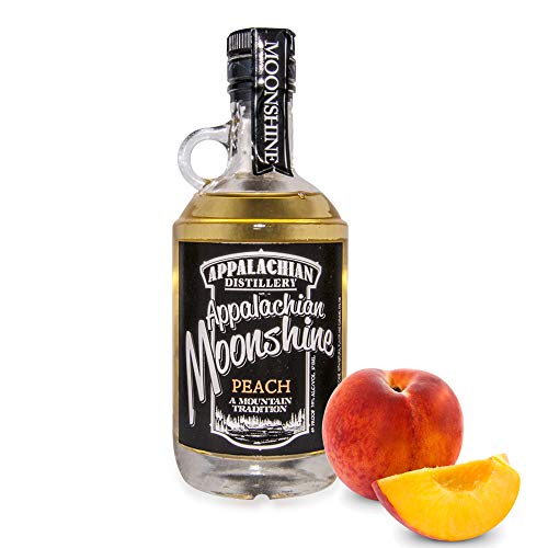 Appalachian Moonshine - Pfirsich. 20% Vol. - Echter handgefertigter Moonshine Whiskey aus West Virginia, USA. von Moonshine & More