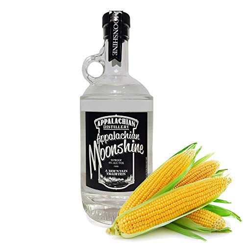 Appalachian Moonshine - Straight. 45% Vol. - Echter handgefertigter Moonshine Whiskey aus West Virginia, USA. von Moonshine & More