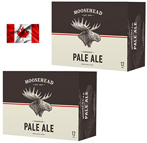 Moosehead Pale Ale Bier 24er Pack (24x355 ml) Dosen - original kanadisches Bier, auch als perfektes Bier Geschenk für Männer (inkl. 6,00 € Pfand) von Moosehead Breweries LTD.