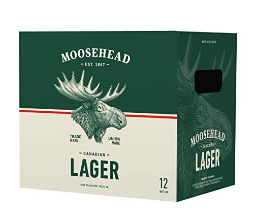 Mooshead Lager Bier 350 ml 12 Flaschen (inkl. 3,00 € DPG Einwegpfand) Original aus KANADA von Moosehead