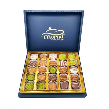 Macaron Sortiment 580 Gramm / edel verpackt bestehend aus den 5 beliebtesten Sorten von Morad Sweets