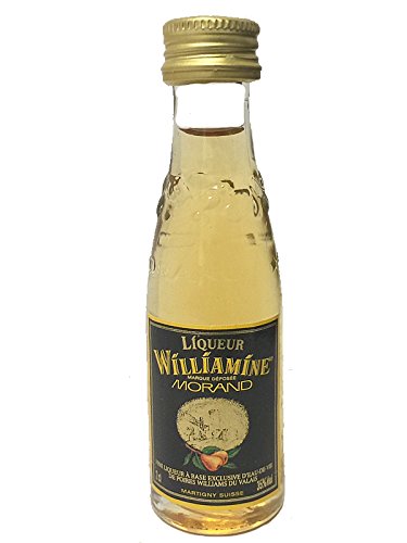 Morand Williamine Du Valais Birnenlikör Schweiz 0,02 Liter Miniatur Morand Williamine Du Valais Birnenlikör Schweiz 0,02 Liter Miniatur von Morand