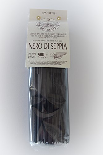 Antico Pastificio Toscano MORELLI - Spaghetti with squid ink (500 gr) von MORELLI