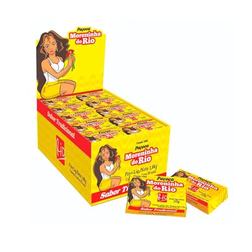 Feiner Erdnuss-Riegel, Plastikdose 1000g - Paçoca Retangular Tradicional Moreninha do Rio 1Kg Feiner Erdnuss-Riegel, Plastikdose 1000g - Paçoca Retangular Tradicional Moreninha do Rio 1Kg von Moreninha do Rio