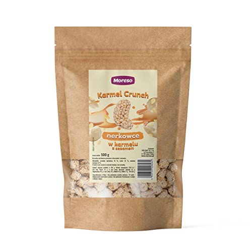 Cashewnüsse in Karamell und Sesam 500g Cashewnüsse in Karamell und Sesam 500g von Moreso