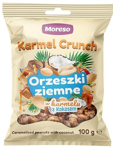 Moreso Erdnüsse in Karamell mit Kokos, 100g von Moreso