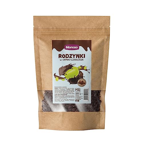 Rosinen in dunkler Schokolade 500g Moreso Rosinen in dunkler Schokolade 500g Moreso von Moreso