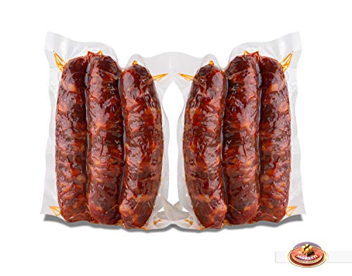 Moretti® Traditionelle Gewürzwurst | 600/700g Vakuumverpackt 2 Packungen | Scharf mit kalabrischem Chili | Handwerklich getrocknet | Hergestellt in Kalabrien | Holzschneidebrett als Geschenk (scharf) von Moretti