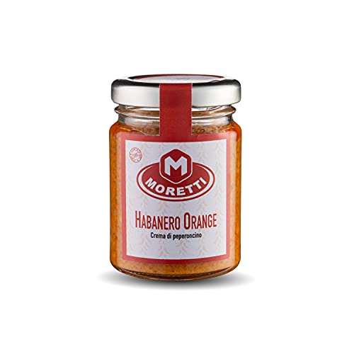 Moretti® Gehackte Chili-Pfeffer-Creme | 100 % Kalabrese 100 % natürlich | Keine GVO | In Kalabrien angebaute und verarbeitete Chilis | Cremig streichfähig | Glasgefäß | Hergestellt in Kalabrien von Moretti