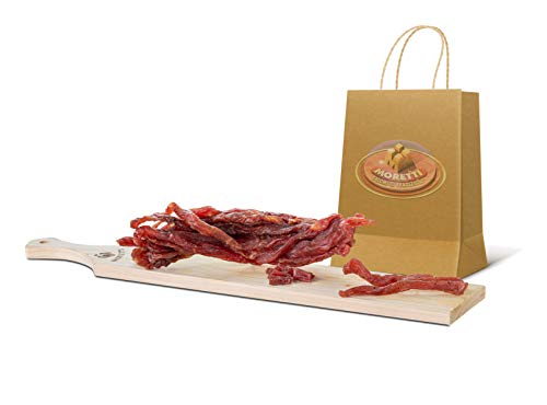 Moretti® Getrocknete Schweinefleischpaare | Getrocknetes Filet- und Lendenfleisch | 100% natürlich ohne Konservierungsstoffe | Vakuumverpackt 1,2 Kg von Moretti Salumi Di Tradizione
