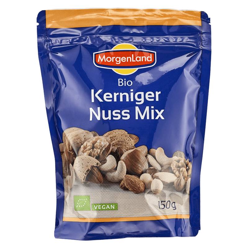 Bio Kerniger Nuss Mix MHD 27.11.24 von MorgenLand