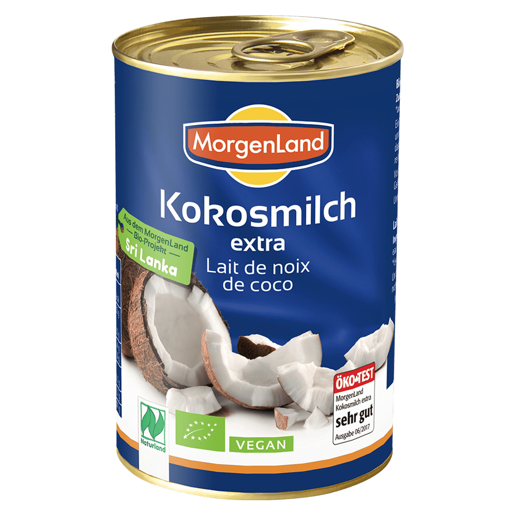 Bio Kokosmilch extra, 22% Fett Bio Kokosmilch extra, 22% Fett von MorgenLand