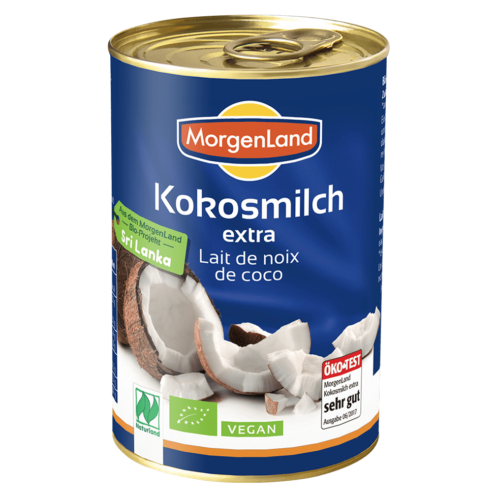 Bio Kokosmilch extra; 22% Fett von MorgenLand