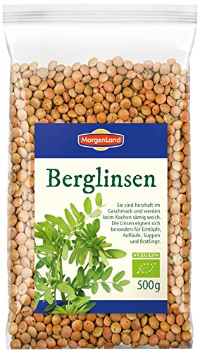 MorgenLand Bio Berglinsen 1er Pack (1 x 500 g) von Morgenland