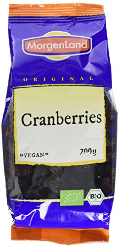 MorgenLand Bio-Cranberries, 1er Pack (1 x 200 g) von Morgenland