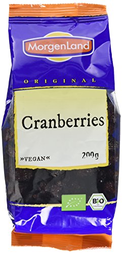 MorgenLand Bio-Cranberries, 1er Pack (1 x 200 g) von MorgenLand