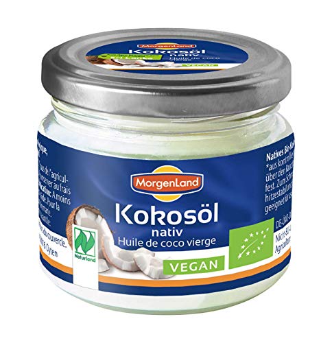 MorgenLand Bio-Kokosöl nativ, 2er Pack (2 x 220 ml) von MorgenLand